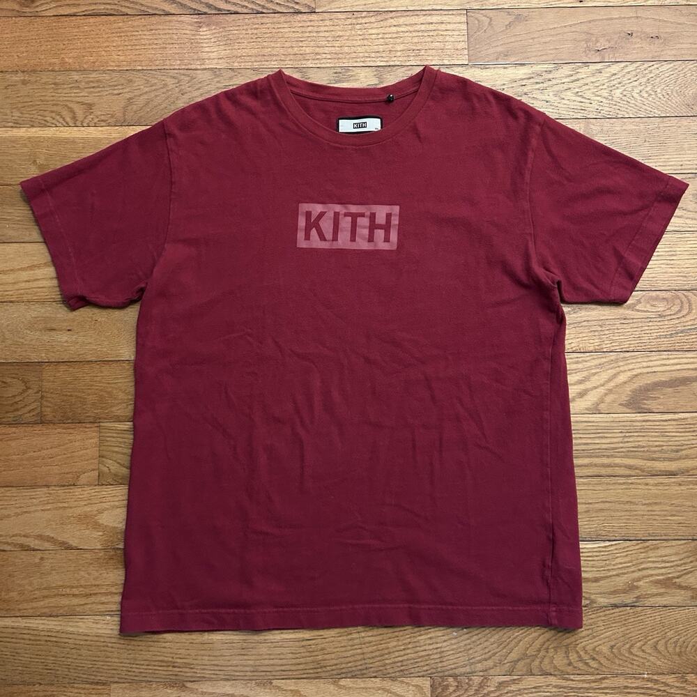 Kith Box Logo Red Tee Shirt 2XL
